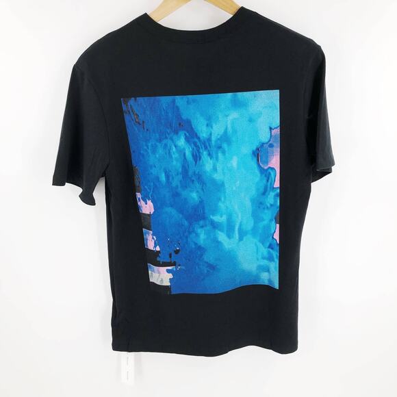 Proenza Schouler Graphic Abstract Tie Dye T Shirt Sz S NWT $345 - Picture 1 of 10